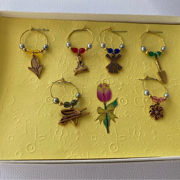 Gardening Wine Glass Charms - Picture 3 of 4